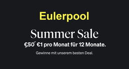 Eulerpool Summer Sale: €1/Monat für 12 Monate.