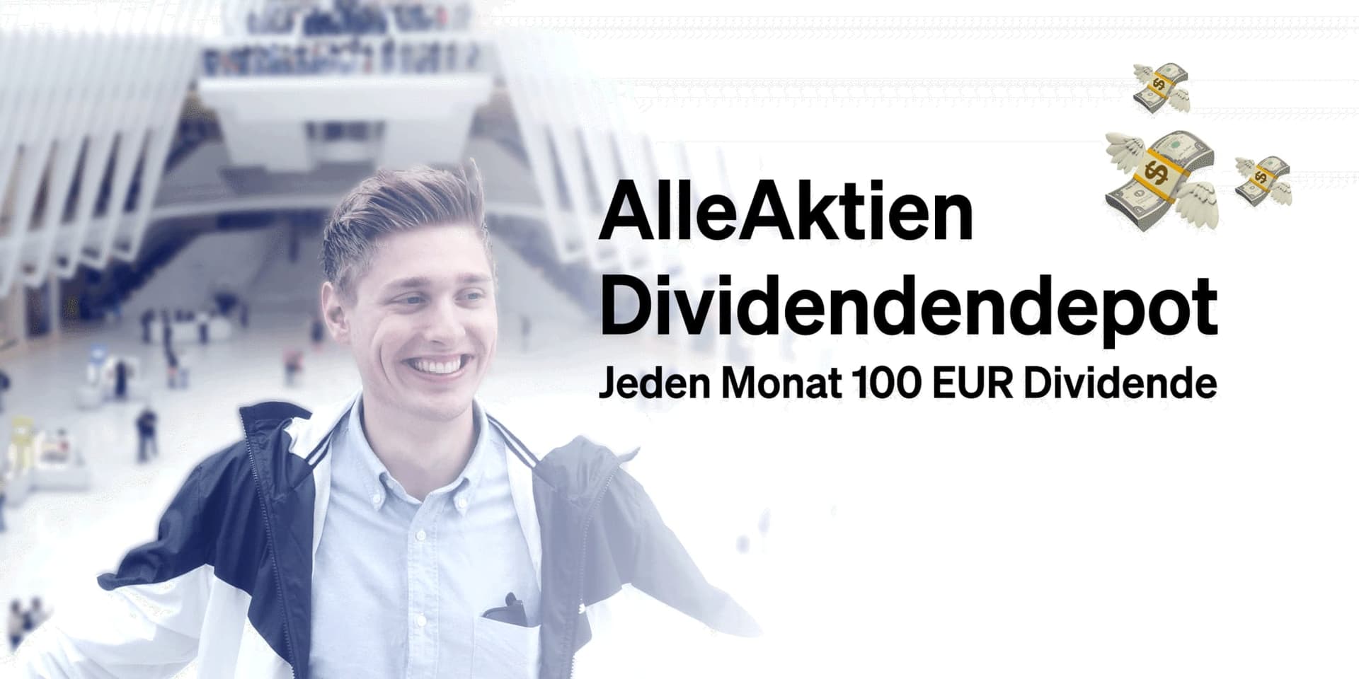 AlleAktien Gründer Michael C. Jakob etabliert vom 1. bis 25. Dezember 2021 ein renditestarkes Dividendendepot, das 100 Euro im Monat passives Einkommen generiert. Gefüllt mit nur den besten Qualitätsaktien, die in den kommenden Jahrzehnten eine exzellente Zukunft vor sich haben. Ziel sind 2,4 % Dividendenrendite und eine klare risikoadjustierte Überrendite zum S&P500. Wir wollen „den heiligen Gral“: Rendite und Dividende. Mit diesen 25 Aktien gelingt es uns — jeden Tag kaufen wir für 2.000 Euro Aktien (gesamt 25 Aktien zu 50.000 EUR).