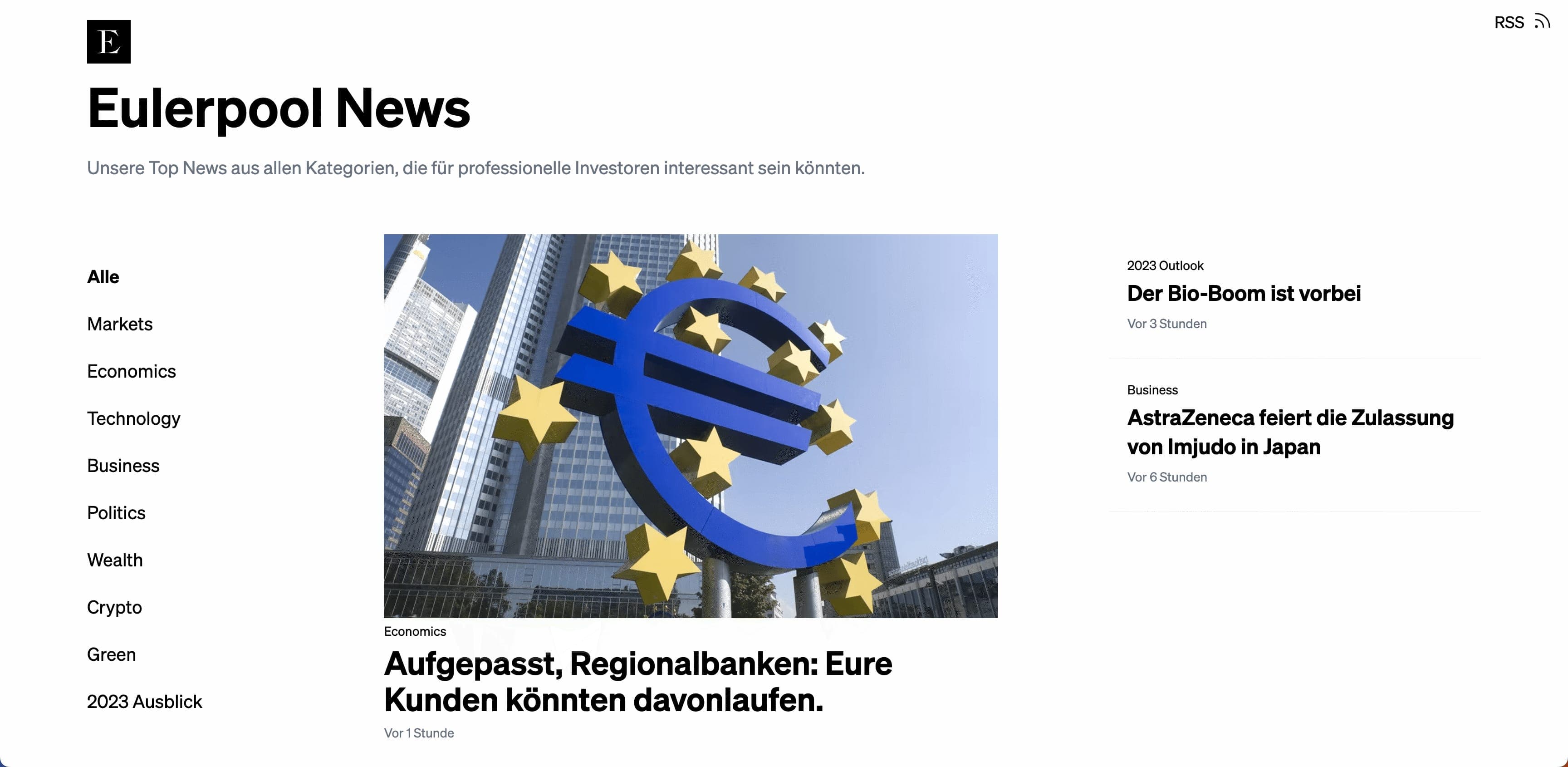 Eulerpool News: News für Professionelle Investoren